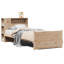 Bookcase Bed Without Mattress Solid Wood Pine-811632143
