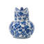 Vase en porcelaine bleu et blanc-699413723