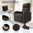 Linen Fabric Manual Recliner Chair with Side Pocket, Push Back Recliner for Living Room & Bedroom-1722248212