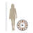 Gottlieb Metal Wall Clock