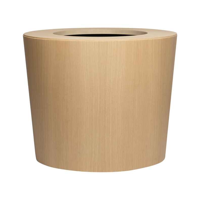 Manor Wood Pot Planter, Dark, 44cm H x 52cm W
