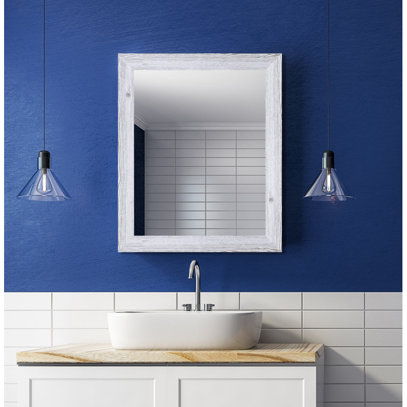 Miroir de salle de bain Chappa, 38 po x 33 po