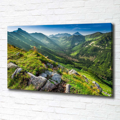 Dawn In The Tatras - Wrapped Canvas Print