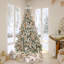 Arbre de Noël avec lumières épinette réaliste Lelaina-613183736