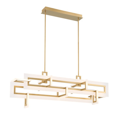 Lustre géométrique à DEL Inizio