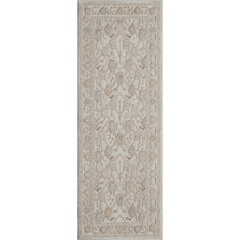 United Weavers Crockett Gem Beige Area Rug, 2'7" x 7'4"