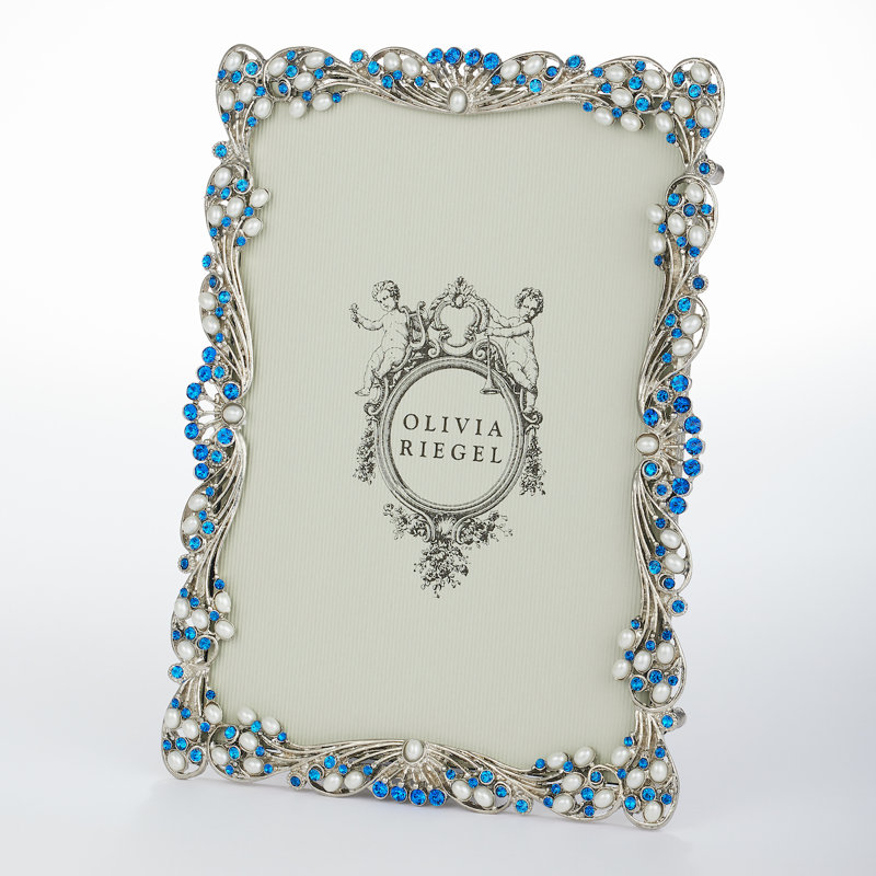 Audrey Metal Picture Frame, Gold, 5" W x 7" H
