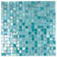 Carreau de mosaïque en verre 0,6 po x 0,6 po Mingles