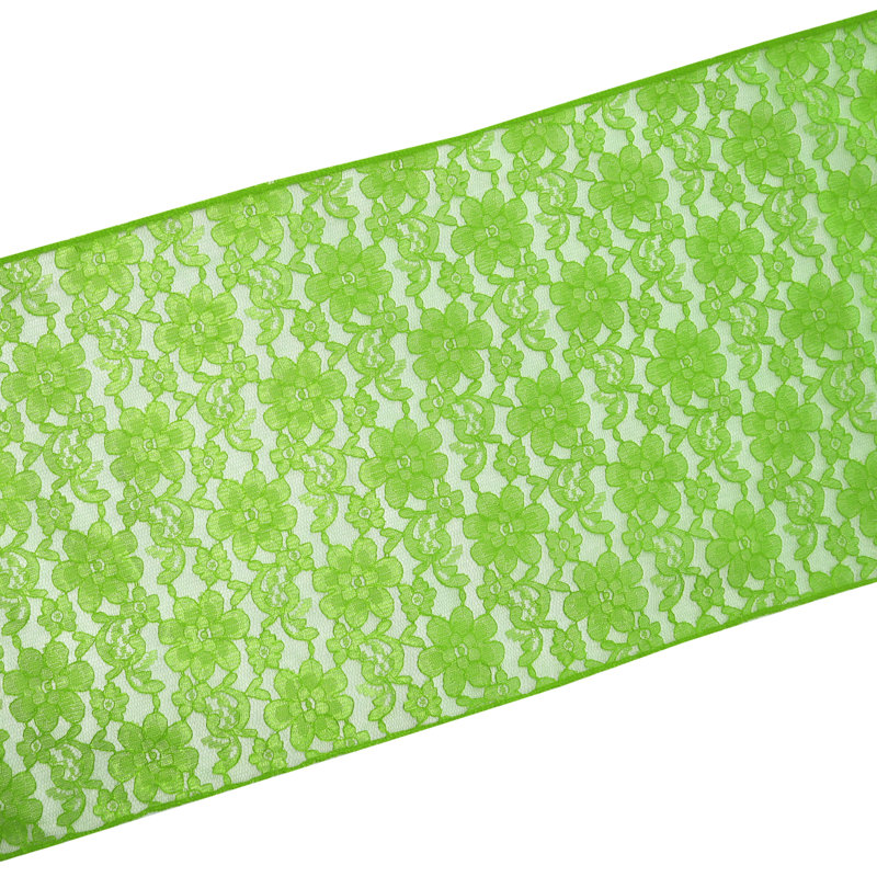 Chemin de table Bagdonas, L 12 po x L 108 po, Vert lime