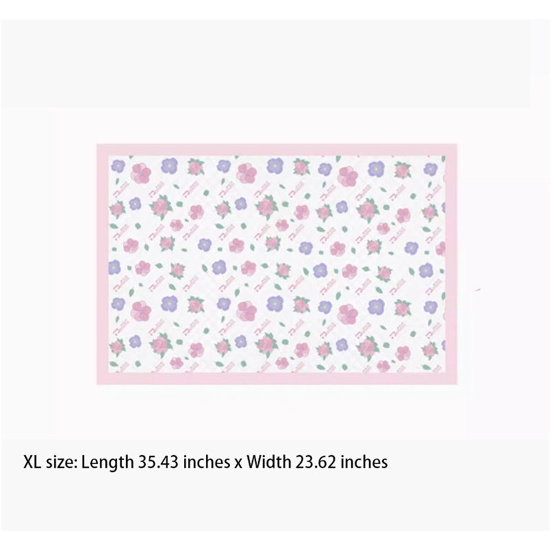 Lit floral pour animaux en polyester