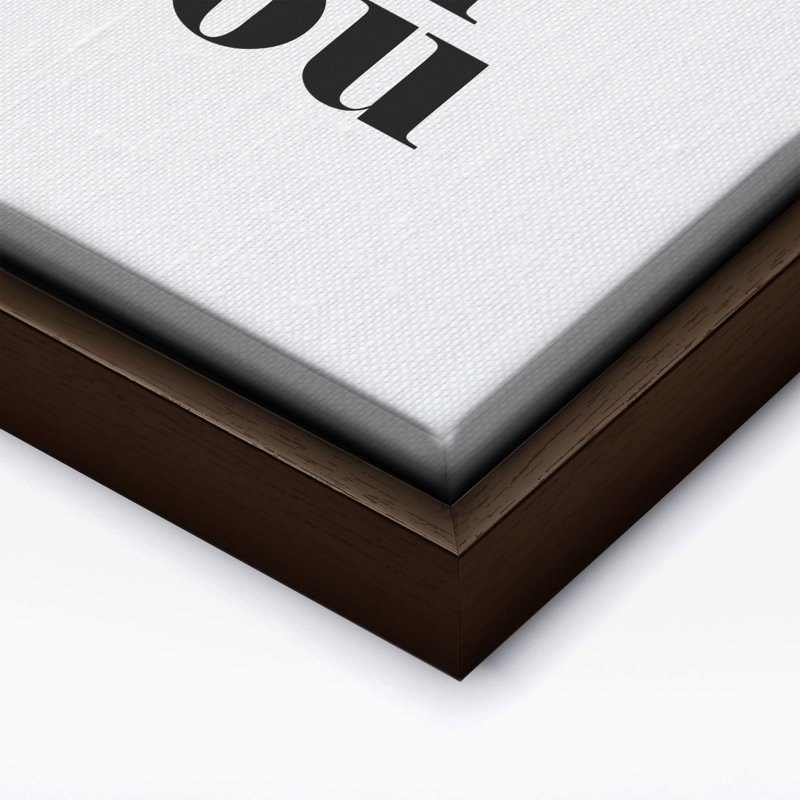 Do It For You, Canevas, H 24 po x l 32 po, Encadrement brun