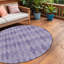 Tapis d'intérieur rond 8 pi