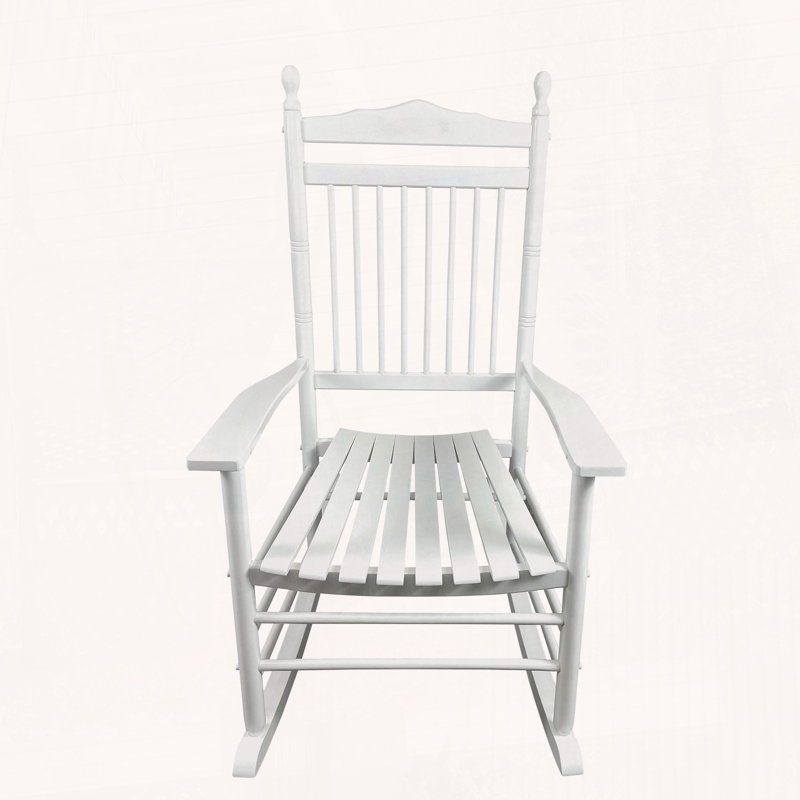 Chaise berçante en bois massif