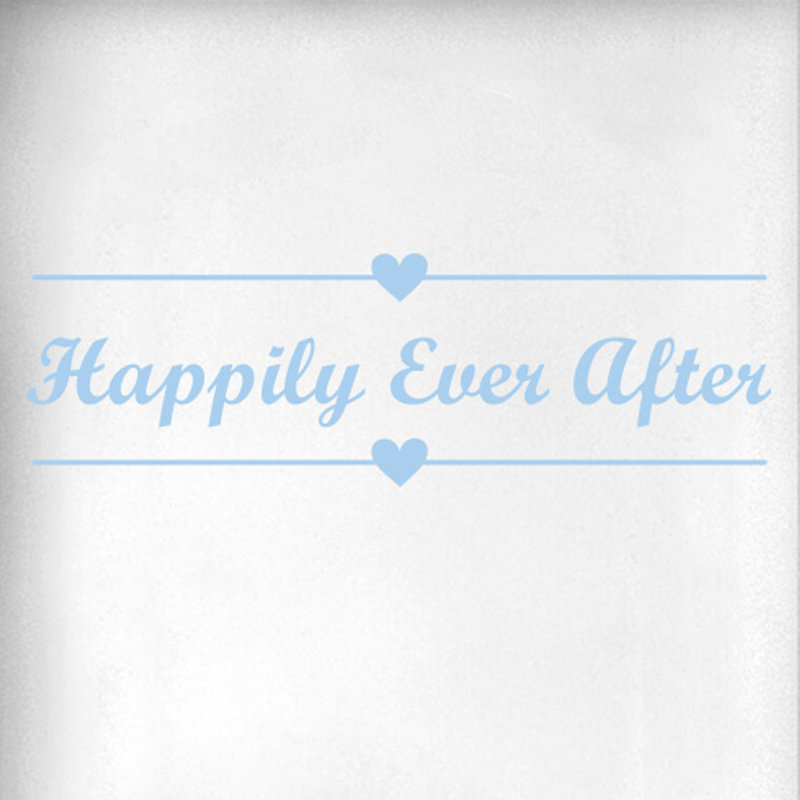Wall Decal, Light Blue