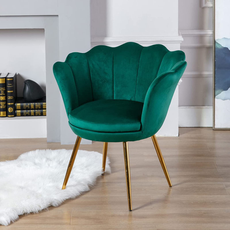 Arago Upholstered Bar Stool, Green