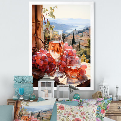 Vineyard Gentle Impression I - vin, art mural