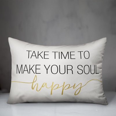 Spun Polyester Reversible Throw Pillow