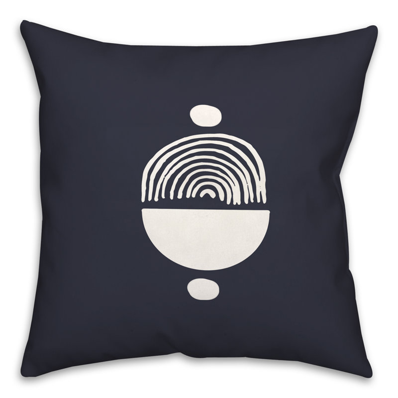 Geometric Reversible Throw Pillow
