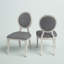 Chaise d'appoint à dossier King Louis-924239470-924239471