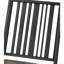 Ensemble de 2 chaises d'appoint en cuir synthétique et finition noire Zudora