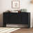 Wood Console Table with  Adjustable Shelves, Long Handles-542355492