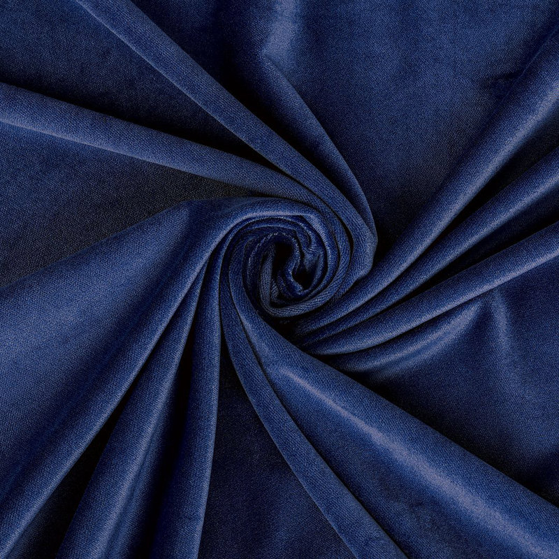 Luxury Matte Velvet Tablecloth, 52" Square, 44 Blue