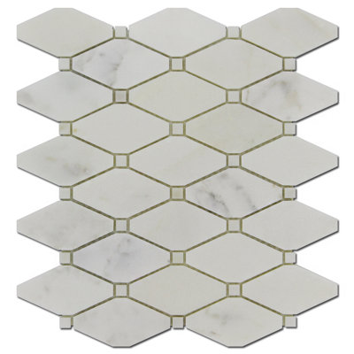 CLIPPED DIAMOND CALACATTA OLIVA POLISHED