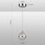 Luminaire suspendu à 1 lumière Adetoun Orb