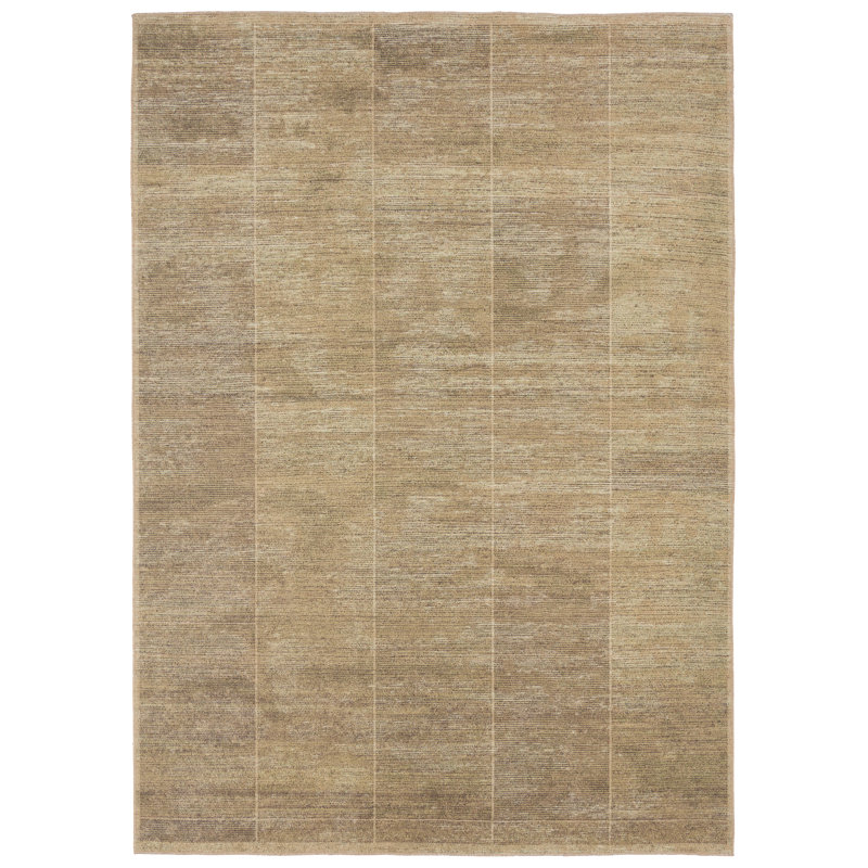 Tapis rayé Vibe par Bungalow Rose Saith, Rectangle de 5 pi x 8 pi