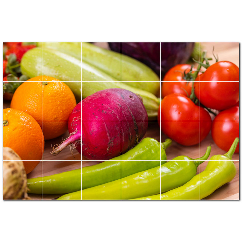 Photo de fruits 4,25 x 4,25