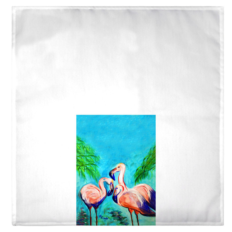 Serviette d'invité Betsy Flamingo IV