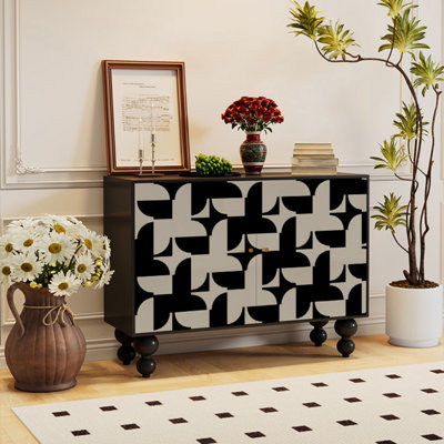 Solid Wood Accent Cabinet