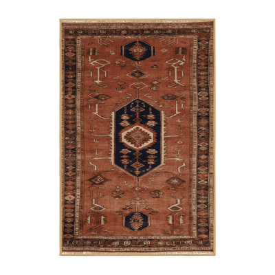 Tapis brun turc lavable à la machine