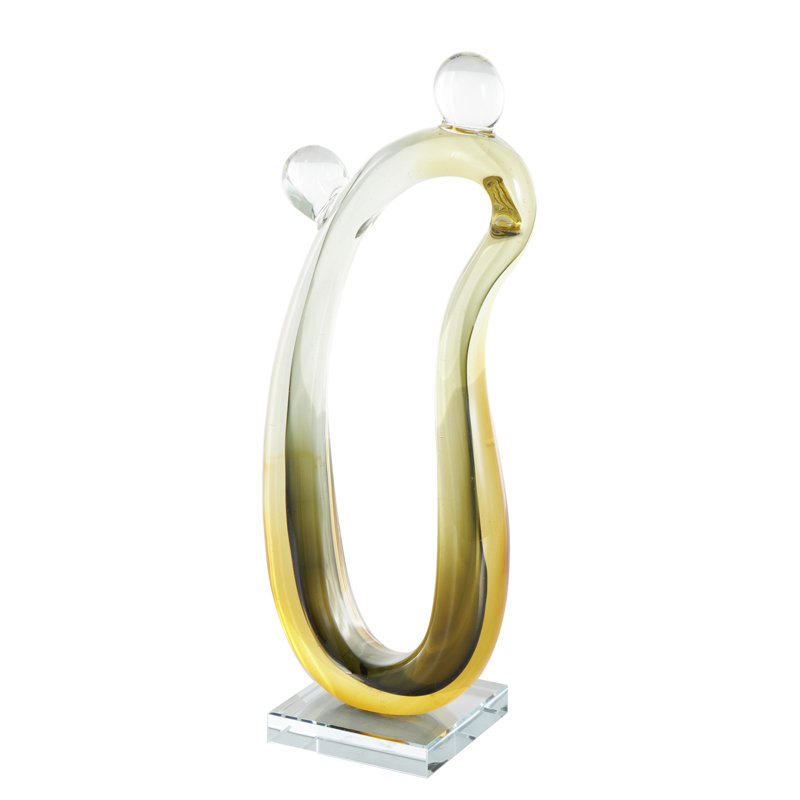 Sculpture en verre Howund