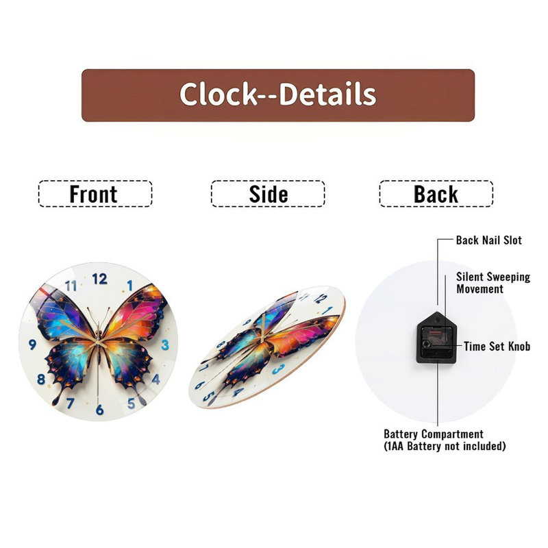 Horloge murale 12 po