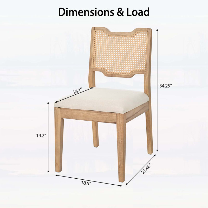 Ensemble de 2 tabourets de bar de style campagnard de 71 cm (28 pouces), tabourets de comptoir en fer sans accoudoirs et rembourrés avec dossier en rotin naturel pour la cuisine et la salle à manger