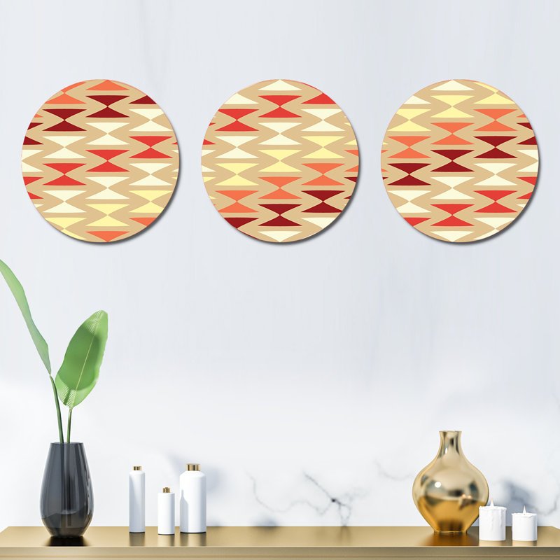 Abstract Wall Decor on Metal