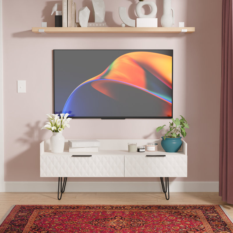 Tarkio 2 Drawer Coffee TV Unit, Brown