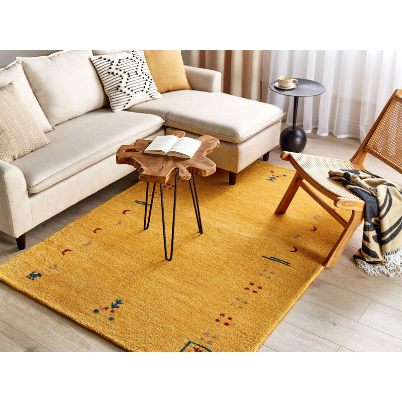 Etude Geometric Wool Hand Woven Area Rug, Rectangle 140 x 200cm