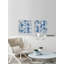 Demi-cercle encre bleue par Marmont Hill - ensemble de 2 reproductions de cadres photo simples-87149000