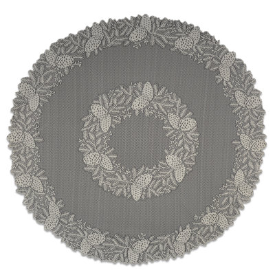 Surmatelas de table ronde floral Diop