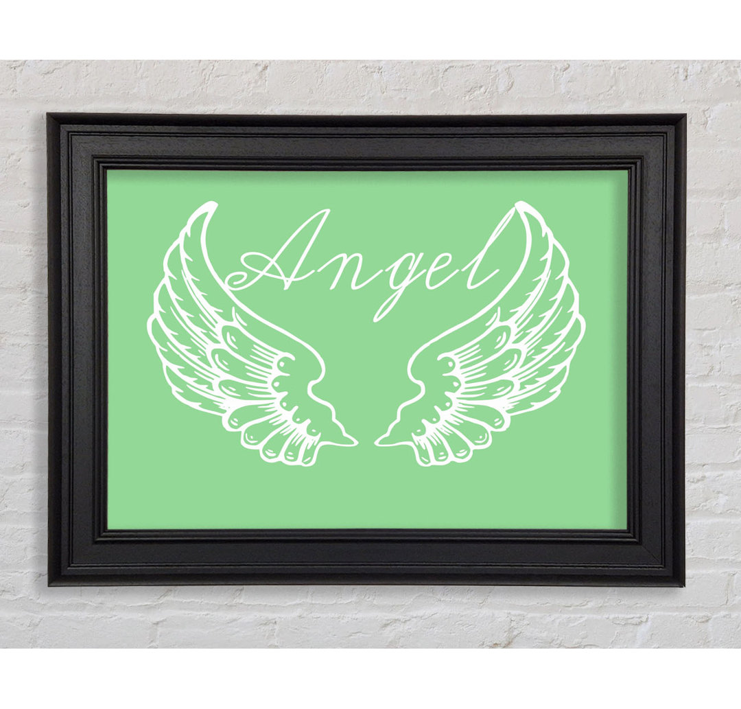 Angel Wings 4 Gerahmter Druck