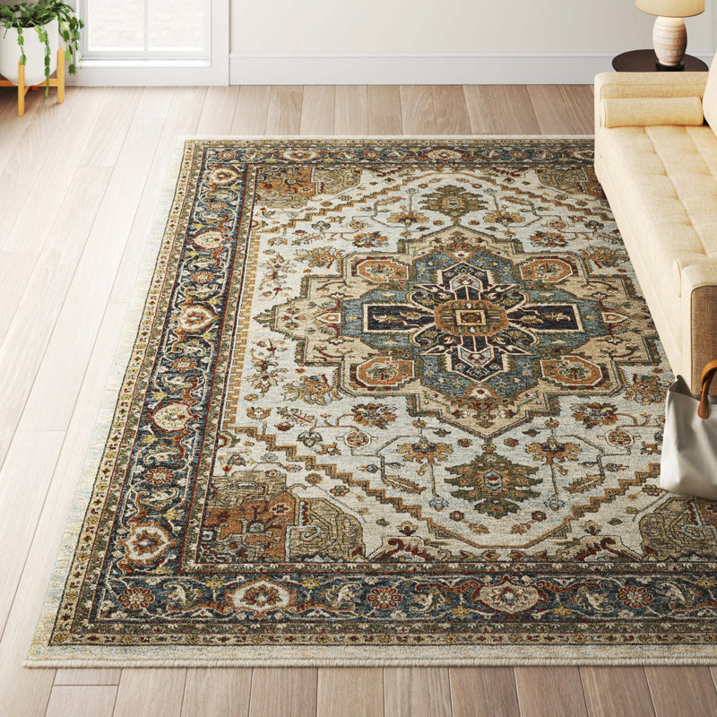 Hovis Oriental Indoor Rug, Rectangle 6'7" x 9'6"