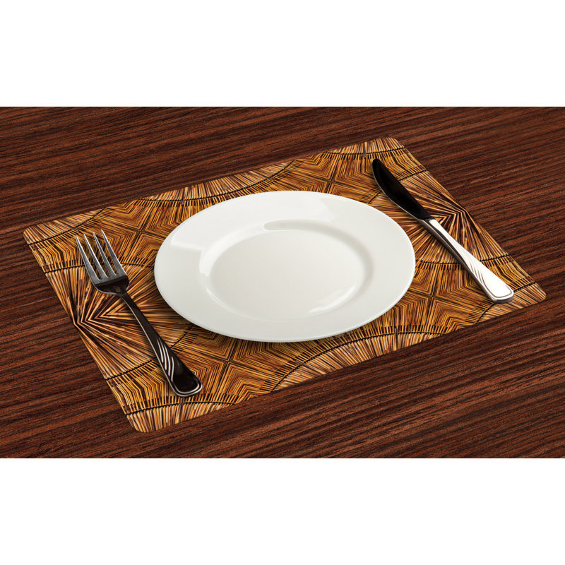Beedeville Tribal Eastern Bamboo Pattern Placemat