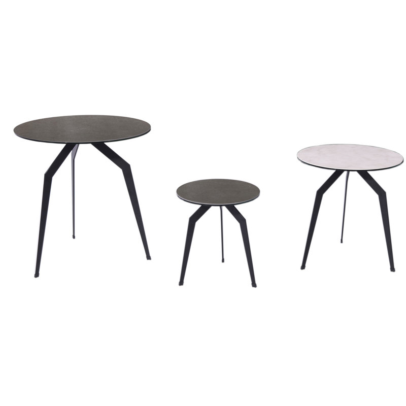 Hinson Glass Top Nesting Tables
