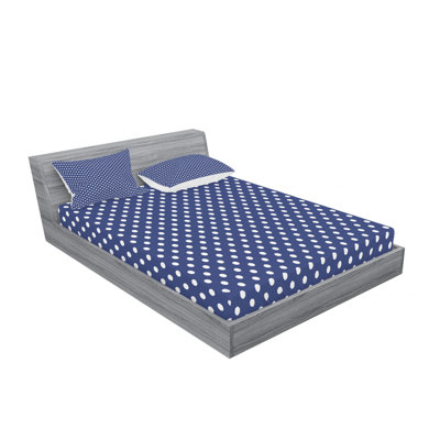 Ensemble de draps marin tile pois