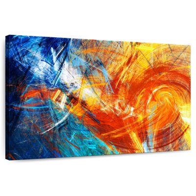 Avery feu abstrait