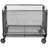 Collapsible Desktop Tub File, Letter-Size File Organizer, Durable Steel Mesh Desk Storage