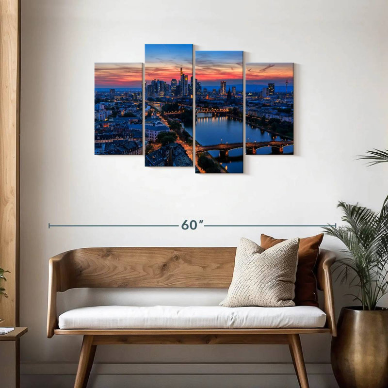 Nicci Francfort au crépuscule, H 27 po x l 43 po