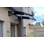 Canofix 1.5m Width Door Canopy Black-Bracket Clear-Sheet